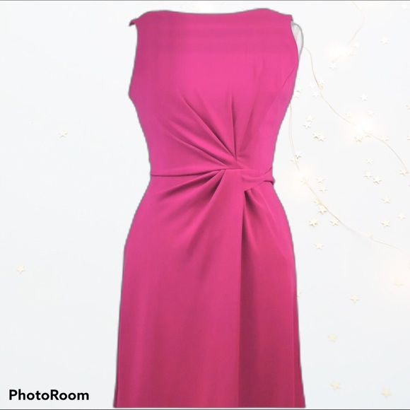 fuchsia sheath dress